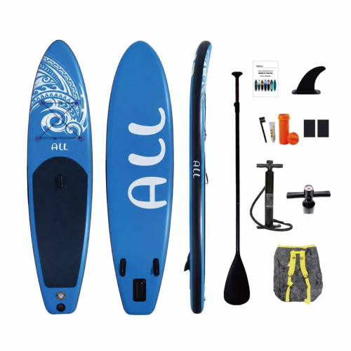 Φουσκωτή Σανίδα Sup all Turquoise 10.2'' με κουπί αξεσουάρ και σακίδιο μεταφοράς με μήκος 3.20m