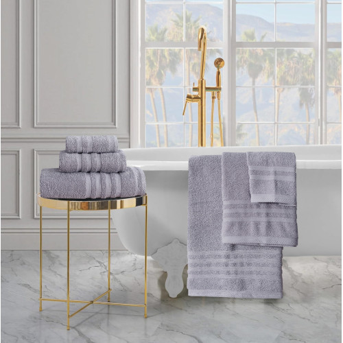 Πετσέτες Μπάνιου (Σετ 3τμχ) 100% Βαμβάκι Blanca Grey 500gsm