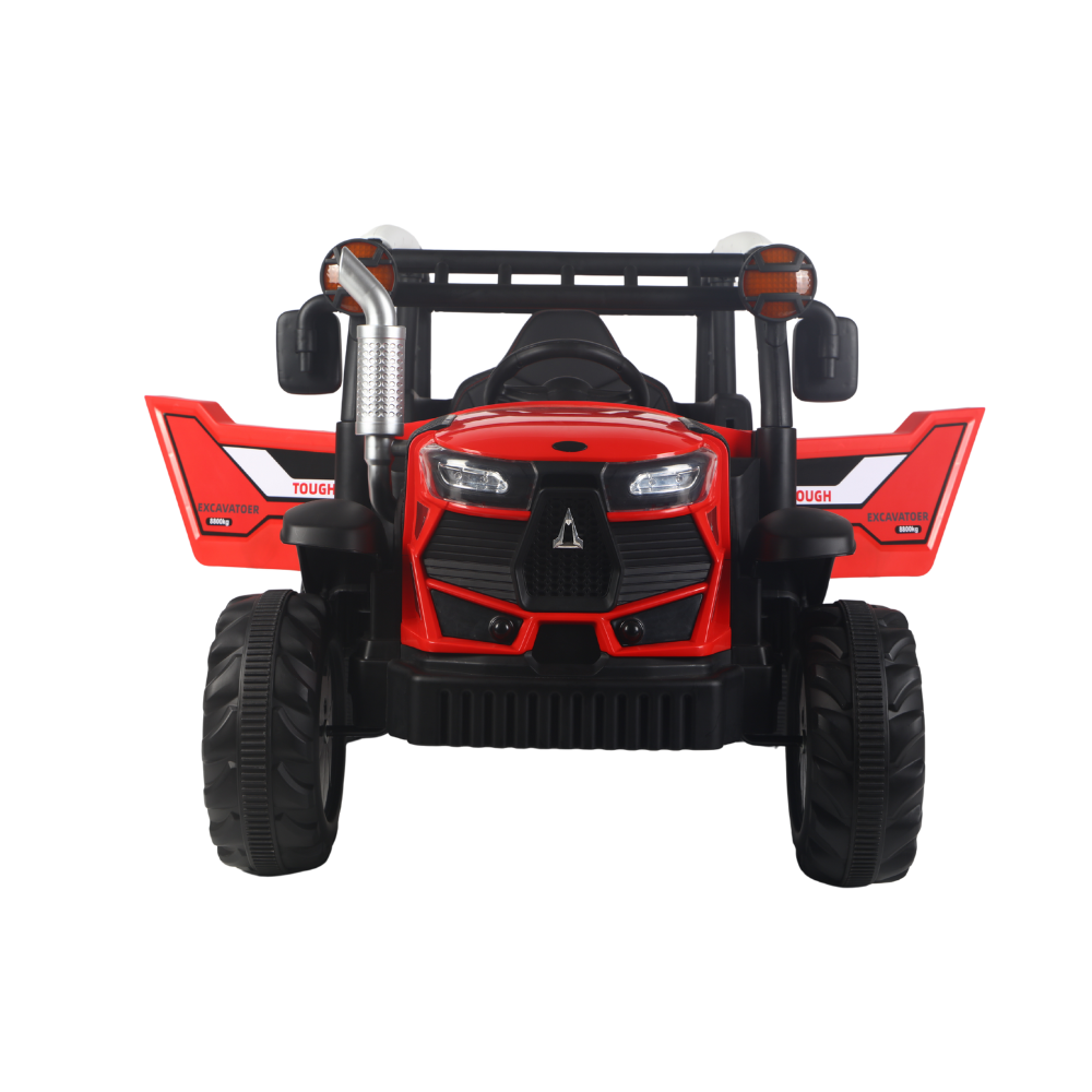 Ηλεκτροκίνητο Παιδικό Τρακτέρ Κόκκινο 12V 6602-RED