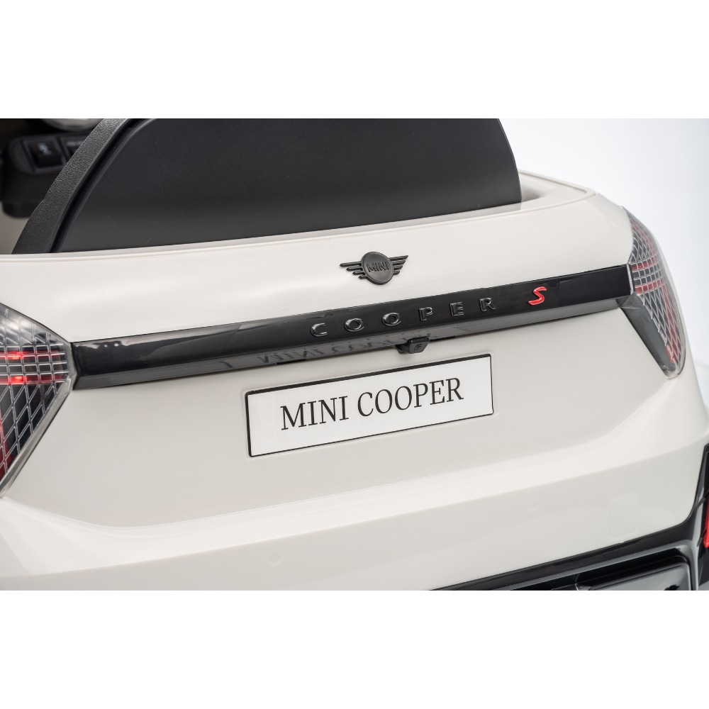Ηλεκτροκίνητο Παιδικό Αυτοκίνητο Licensed Mini Cooper S 12V Λευκό SMB3518-WHITE