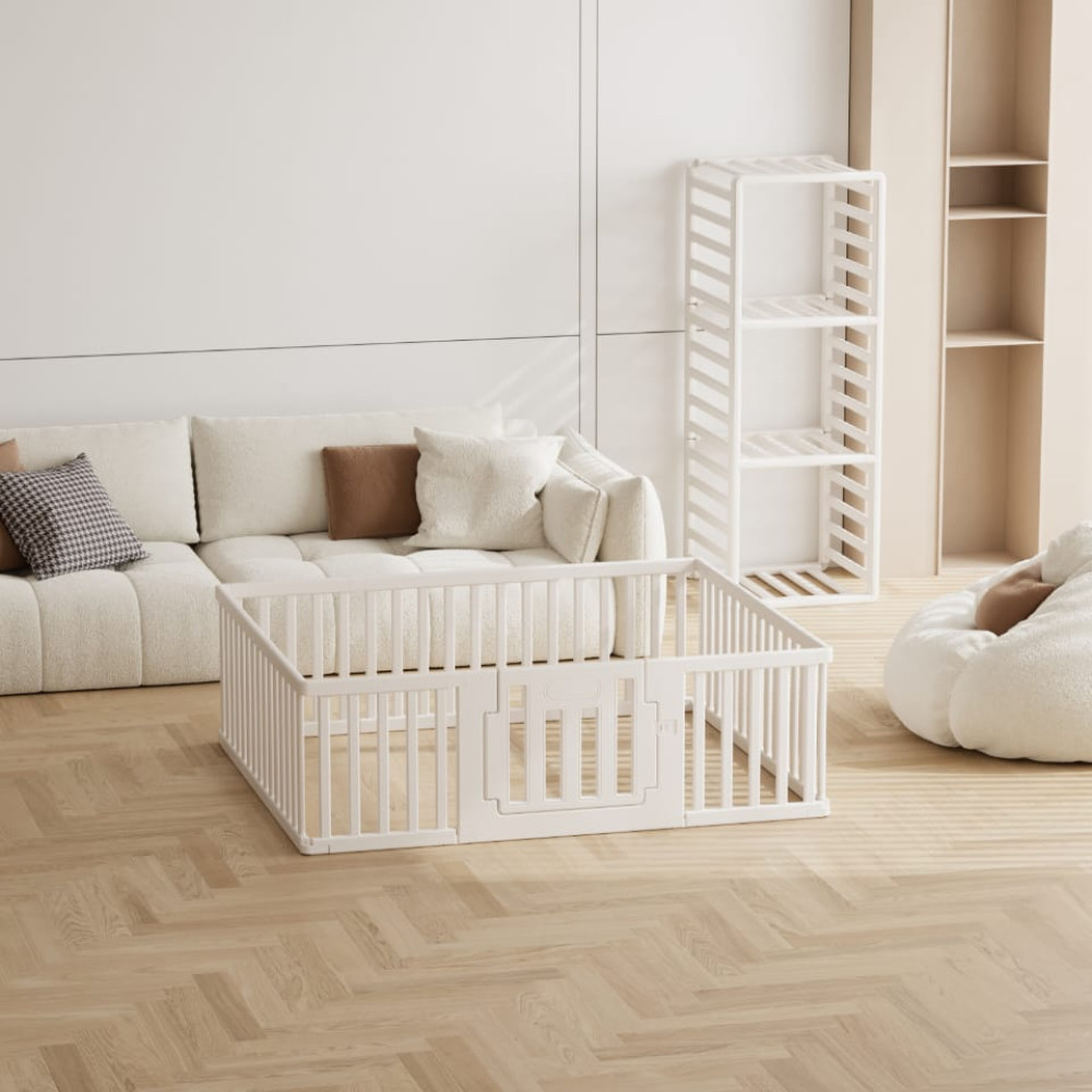 150x180x61cm Πλαστικός Φράχτης Παιχνιδιού Λευκό QD059-WH 150x180x61cm Πλαστικός Φράχτης Παιχνιδιού Λευκό QD059-WH