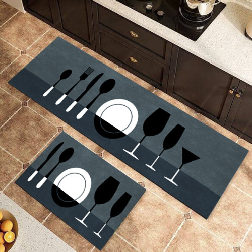 Σετ 2τμχ πατάκια αντιολισθητικά (160x50cm & 80x50cm) CRY50-39