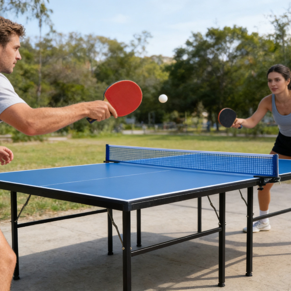 Επαγγελματικό Τραπέζι Ping Pong με Επιφάνεια 15mm SMC Panel και Μεταλλικά Πόδια, Αδιάβροχο & Ανθεκτικό στον Ήλιο – 274x152x76cm TABLE-14 Επαγγελματικό Τραπέζι Ping Pong με Επιφάνεια 15mm SMC Panel και Μεταλλικά Πόδια, Αδιάβροχο & Ανθεκτικό στον Ήλιο – 274x152x76cm TABLE-14