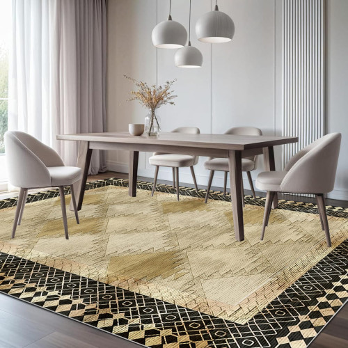 Χαλί 4 Εποχών με σχέδιο Αντιολισθητικό 120x180cm M597-120 Χαλί 4 Εποχών με σχέδιο Αντιολισθητικό 120x180cm M597-120
