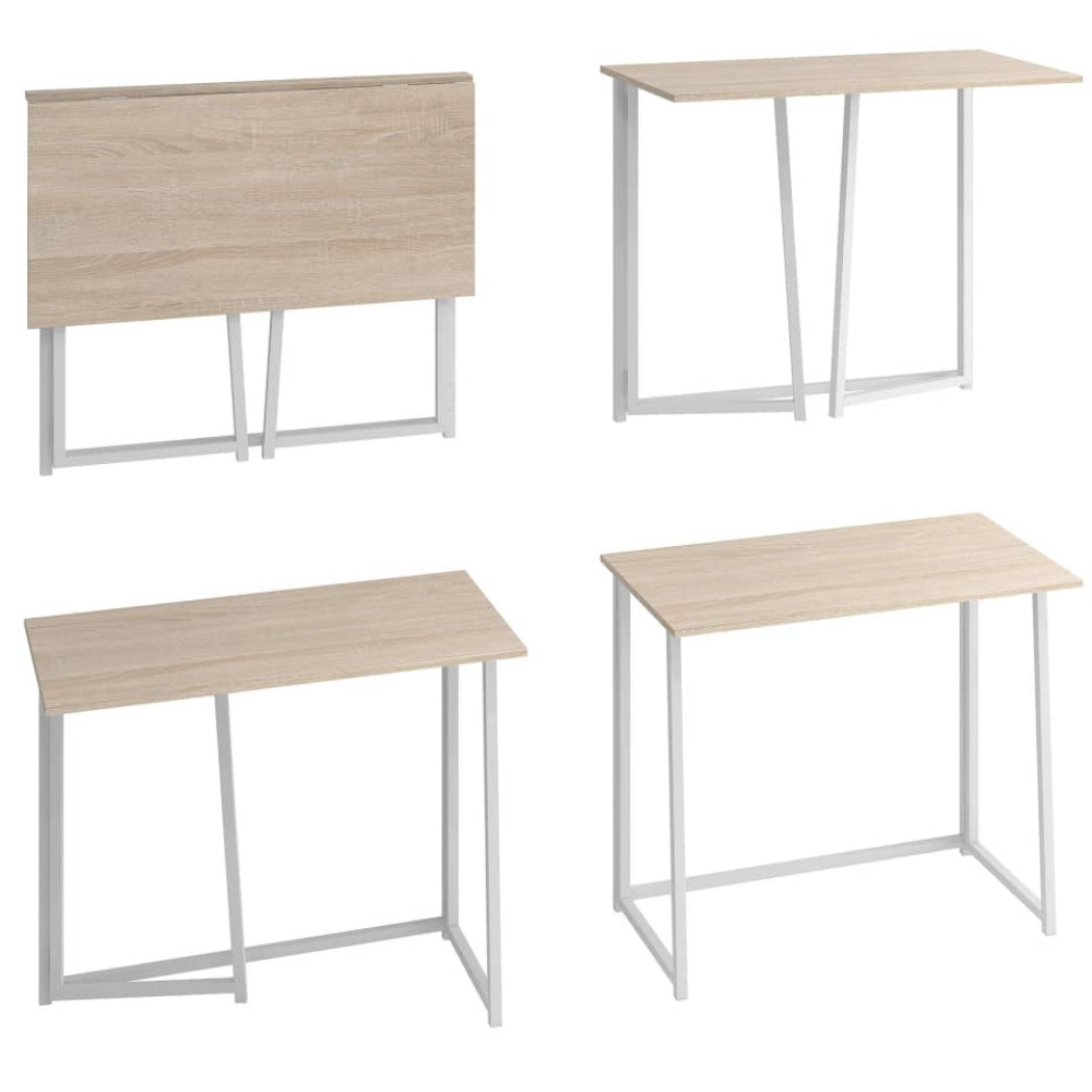 Αναδιπλούμενο Γραφείο Ξύλινο – Compact Desk Εξοικονόμησης Χώρου 80x45x74cm Z1