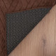 Γούνινο Χαλί Ανάγλυφο "COZY' Μονόχρωμο Καφέ 160x210cm MSC-003-BR-160
