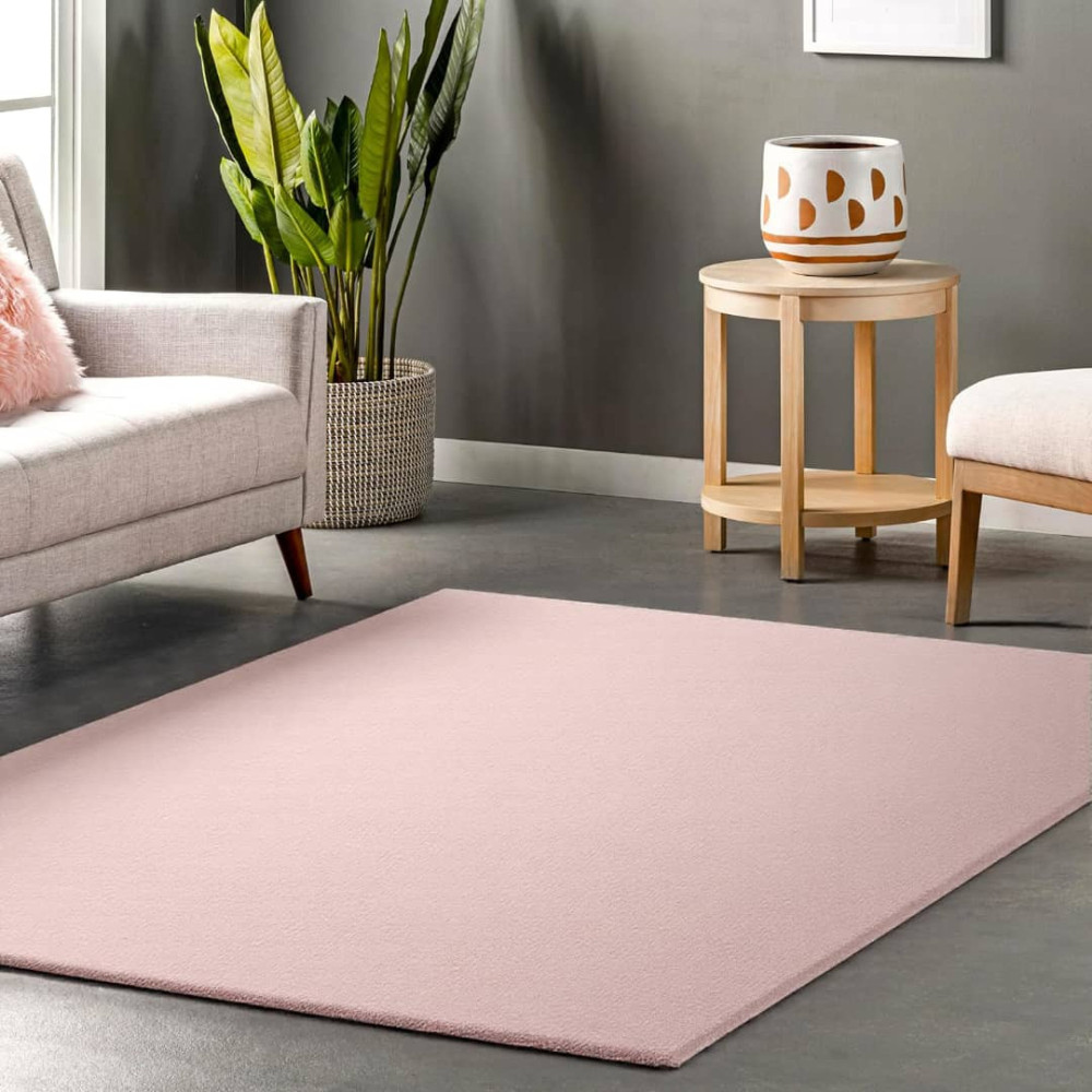 Χαλί Shaggy Soft Touch Μονόχρωμα Απαλό Ροζ 200x290cm M3-PINK-200