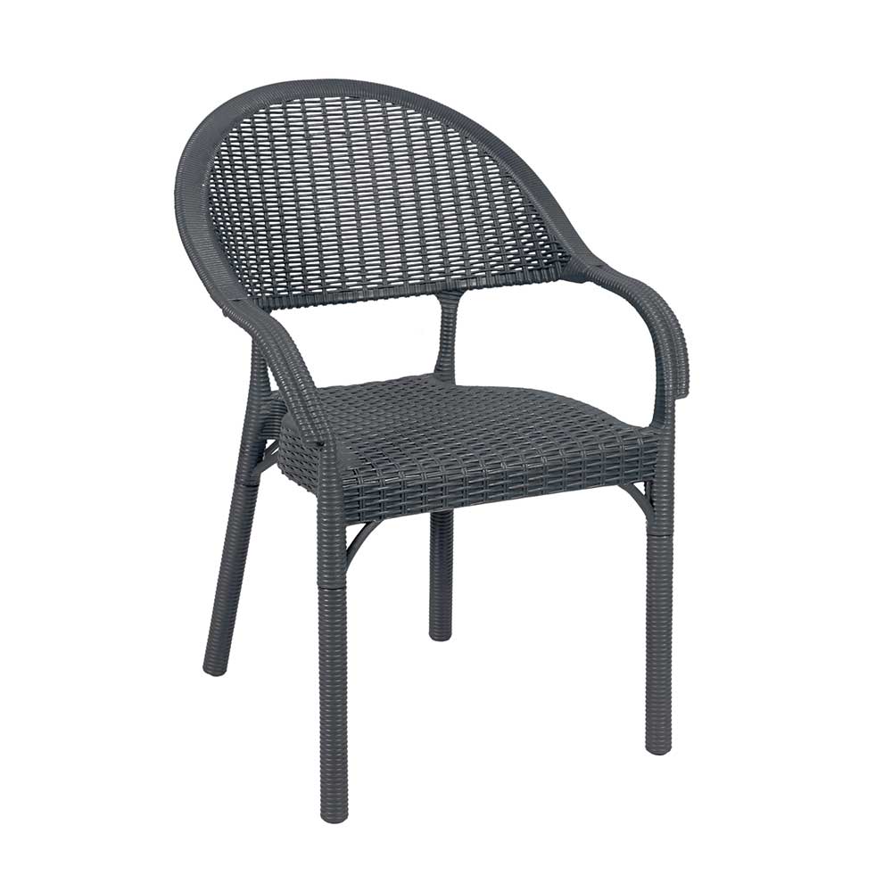 Σετ (5τμχ) Τραπεζαρία κήπου και Βεράντας Bistro Rattan (150x90x75) GRD511-150-5-GR Ανθρακί Σετ (5τμχ) Τραπεζαρία κήπου και Βεράντας Bistro Rattan (150x90x75) GRD511-150-5-GR Ανθρακί