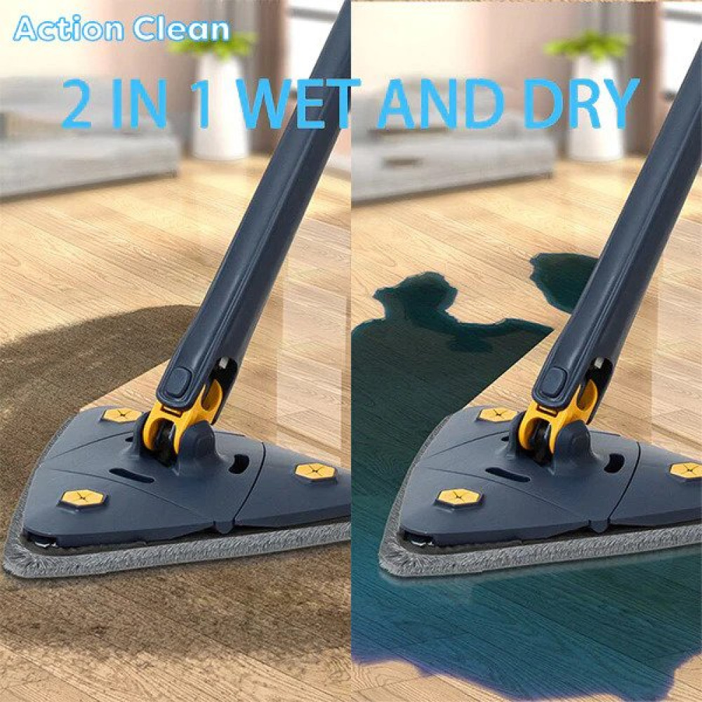 1+1 Τριγωνική Σφουγγαρίστρα ActionClean™ + ΔΩΡΟ 4 ΠΑΝΑΚΙΑ 