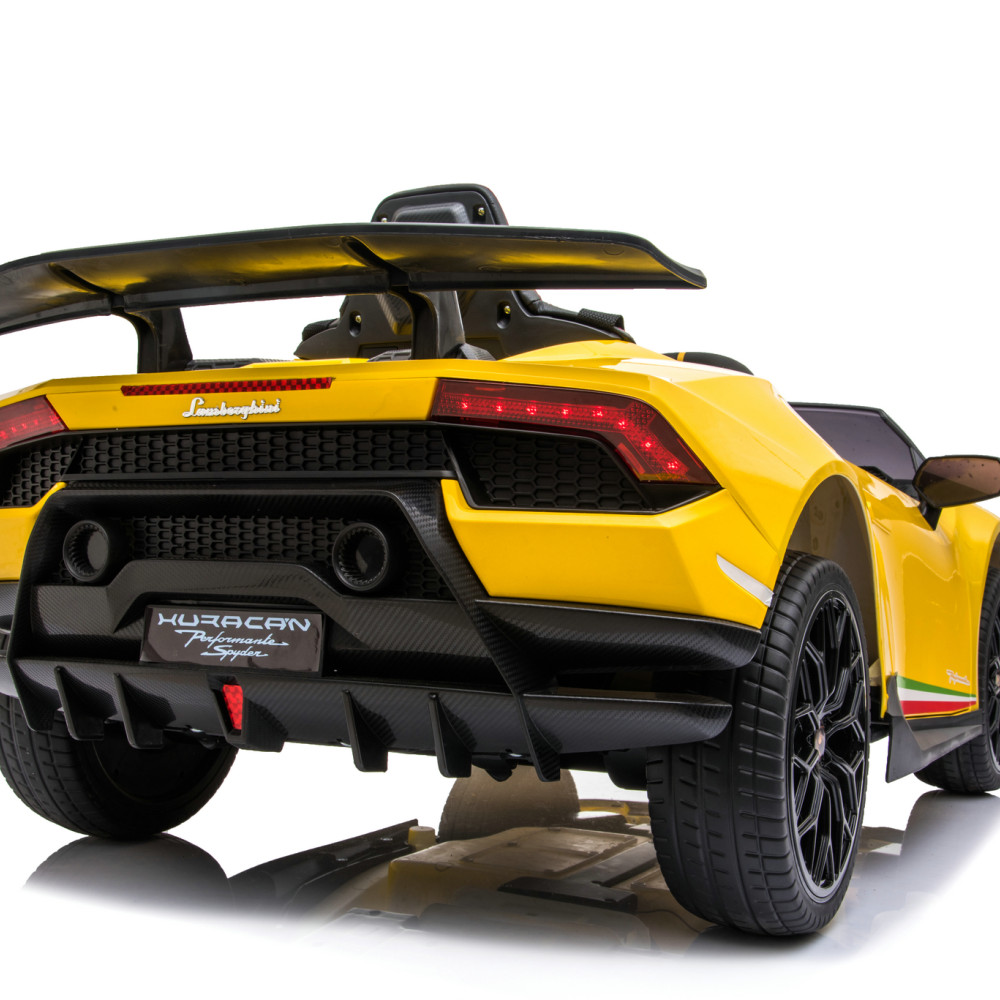 Παιδικό Αυτοκινητάκι Ηλεκτροκίνητο Lamborghini Huracan Licensed original με MP3 και τηλεχειριστήριο 12V Κίτρινο